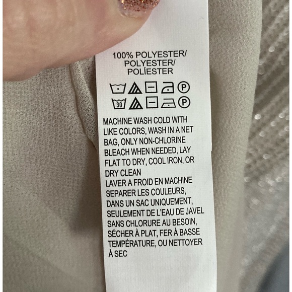 ✨HP✨ Lucky Brand silver layered V-neck sweater - Picture 11 of 14